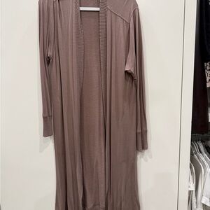 Splendid Brown Long Cardigan